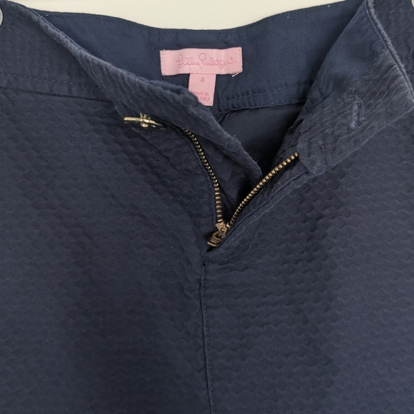 Lilly Pulitzer Blue Skort/Skirt Women's Size 4 Nautical Preppy Mini Beachy - Picture 7 of 9